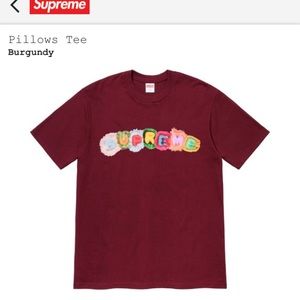 Supreme Pillows Tee Burgundy